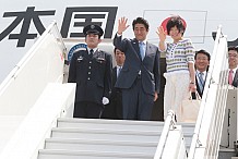 Le PM japonais Shinzo Abe a quitté Abidjan pour Maputo.